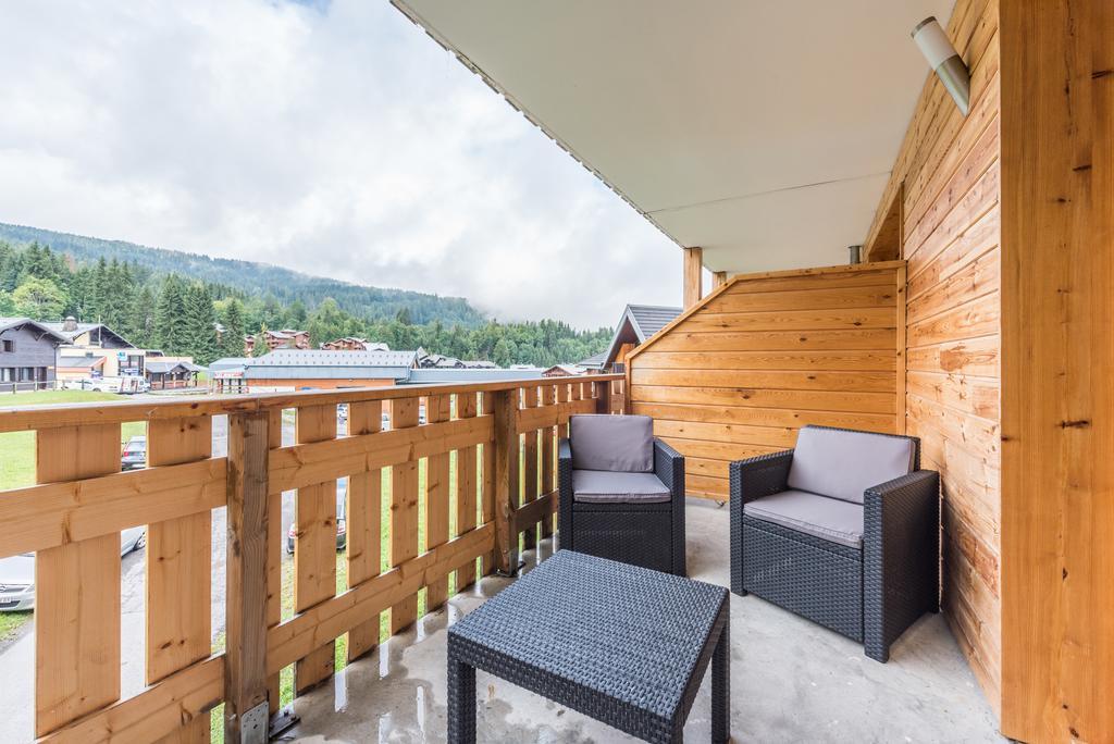 L'Eden Ski Aux Pieds Morillon Esterno foto